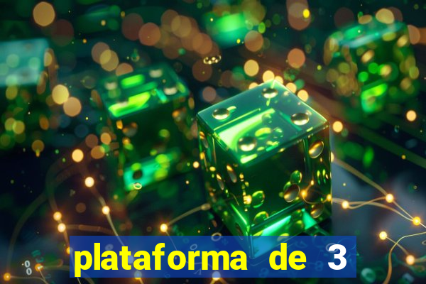 plataforma de 3 reais jogo